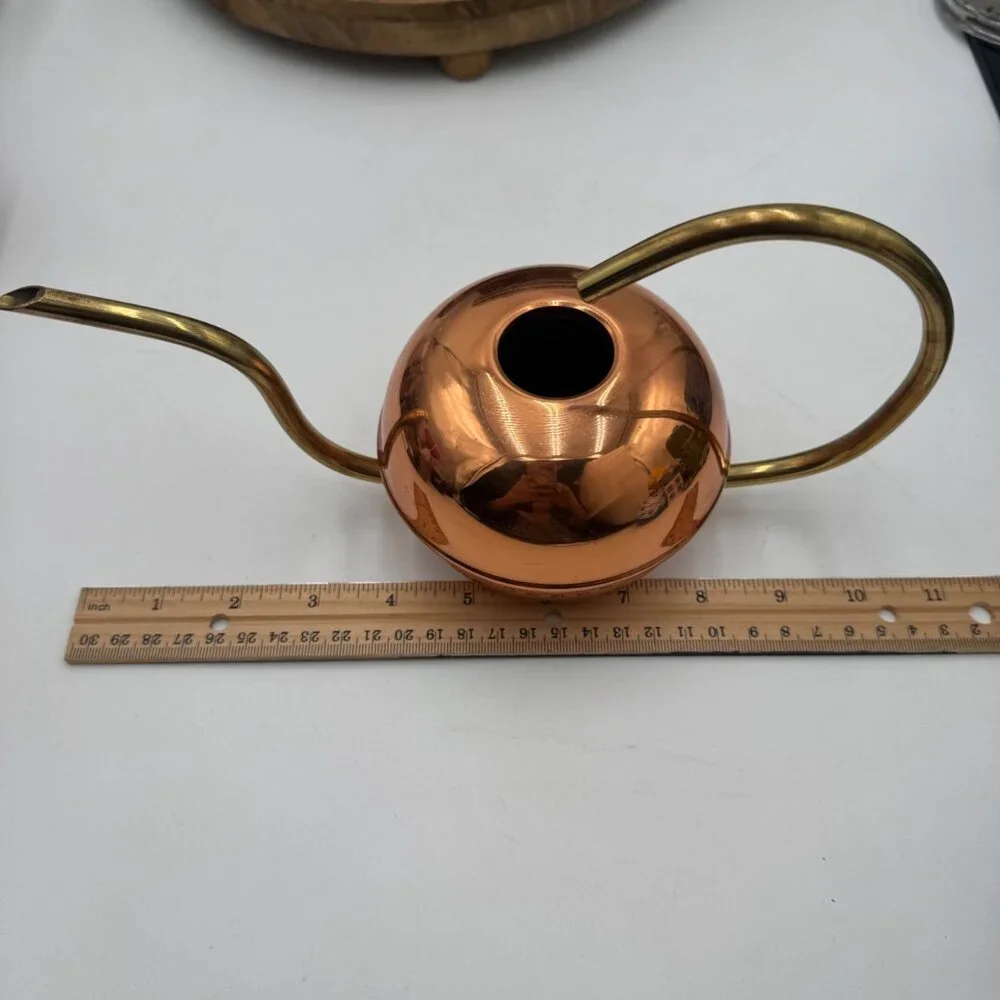 Copral Copper Watering Can Long Spout for Outdoor & Indoor Plants Flowers Care